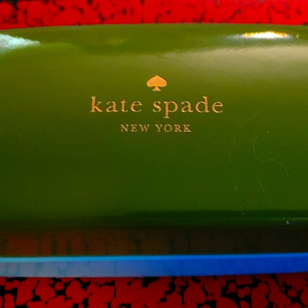 Kate Spade Glasses Case Green Wink Case